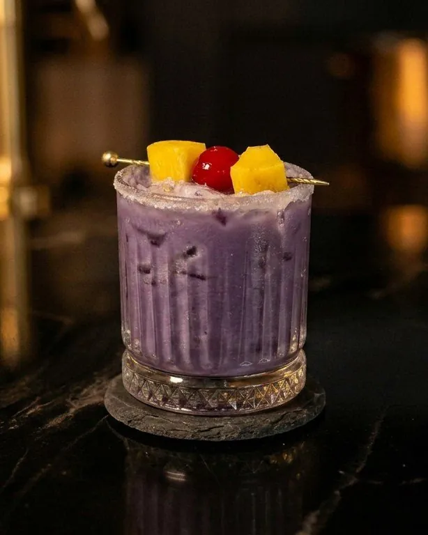 Call Me An Ube, alcohol-free cocktail